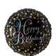 Premium Sparkling Celebration 50th Birthday Foil Balloon Bouquet with Balloon Weight, 13pc